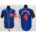 Chicago Cubs #4 Pete Crow-Armstrong Royal Jereymy 2025 Independence Day Vapor Premier Limited Stitched Jersey