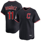 Cleveland Guardians #11 Jose Ramirez Player Navy Jereymy Limited Home Stitched Jerseys