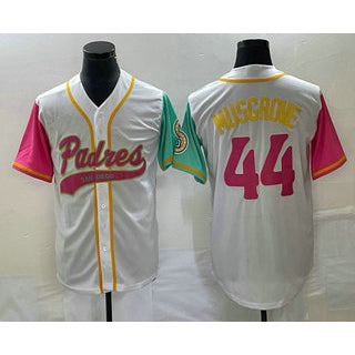 San Diego Padres #44 Joe Musgrove White Jereymy NEW 2023 City Connect Cool Base Stitched Jersey 2