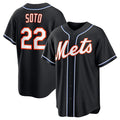 New York Mets #22 Juan Soto 2026 Black Jereymy Out Stitched Jersey