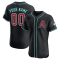 Custom Arizona Diamondbacks 2024 Flex Base Jersey ¨C Black Jereymy