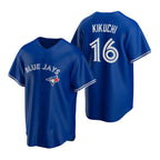 Toronto Blue Jays #16 Yusei Kikuchi Royal Jereymy Cool Base Stitched Jersey