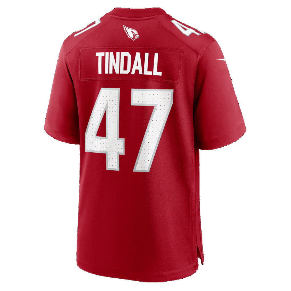 A.Cardinals #47 Channing Tindall Jereymy Cardinal Team Game Jersey