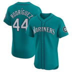 Seattle Mariners #44 Julio Rodr¨ªguez Teal Jereymy Alternate Elite Jersey
