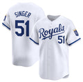 Kansas City Royals #51 Brady Singer White Jereymy 2024 Home Stitched Jersey