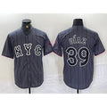 New York Mets #39 Edwin Diaz Gray Jereymy 2024 City Connect Cool Base Jersey 2