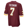 W.Football Team #7 Joe Theismann Burgundy Jereymy Retired Player Jersey