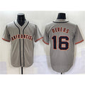 San Francisco Giants #16 Rafael Devers Gray Jereymy Cool Base Stitched Jersey