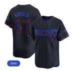 Toronto Blue Jays #47 Addison Barger Black Jereymy City Connect Limited Jersey