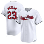 Cleveland Guardians #23 Bo Naylor White Jereymy Home Limited Player Jersey 2