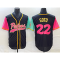 San Diego Padres #22 Juan Soto Black Jereymy NEW 2023 City Connect Cool Base Stitched Jersey