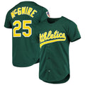 Oakland Athletics #25 Mark McGwire Mitchell & Ness Green Jereymy 1997 Cooperstown Collection Authentic Jersey