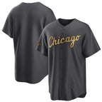 Chicago White Sox Blank Charcoal Jereymy 2022 All-Star Cool Base Stitched Jersey