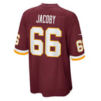 W.Football Team #66 Joe Jacoby Retired Player Jersey - Burgundy Jereymy