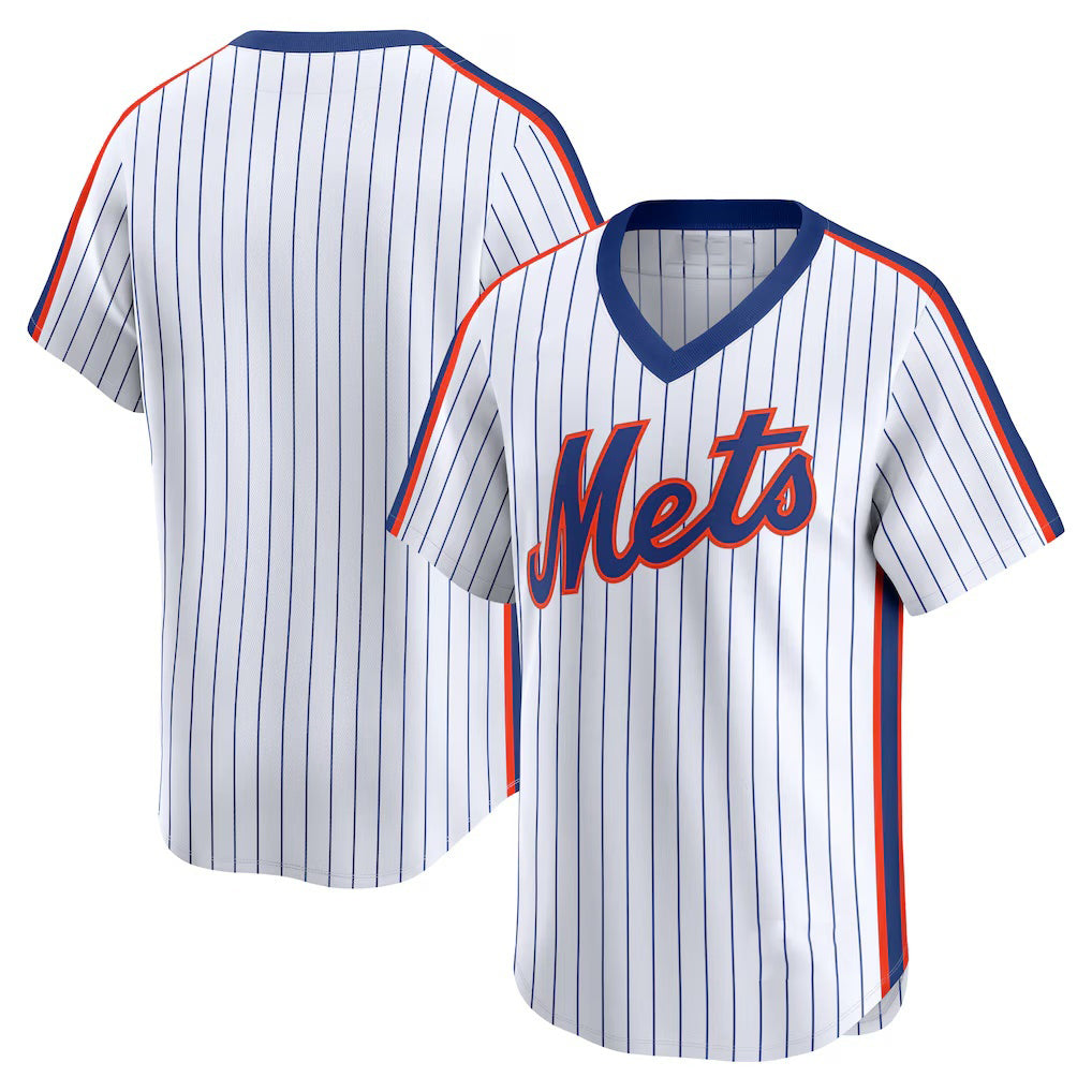 New York Mets White Jereymy Throwback Cooperstown Collection Limited Jersey
