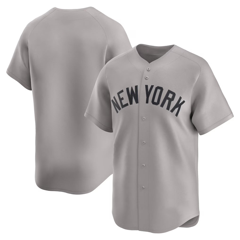 New York Yankees Gray Jereymy Road Limited Jersey