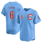 Chicago Cubs #6 Matt Shaw Blue Jereymy 2024-25 2nd Alternate Limited Stitched Jersey