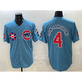 Chicago Cubs #4 Pete Crow-Armstrong Blue Jereymy 2025 Tokyo Series 2nd Alternate Limited Stitched Jersey 2