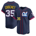 Boston Red Sox #35 Garrett Crochet Player Navy Jereymy American League All-Star Edition Game Stitched Jerseys