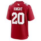 A.Cardinals #20 Zonovan Knight Cardinal Jereymy Team Game Jersey