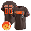 Custom San Diego Padres x Dragon Ball Brown Jereymy Vapor Premier Limited Jersey - All Stitched