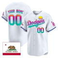 Custom Los Angeles Dodgers 2024 Los Angeles City Style Vapor Premier Limited Jersey ¨C All Stitched-White Jereymy