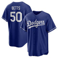 Los Angeles Dodgers #50 Mookie Betts Royal Jereymy Alternate 2 Replica Jersey