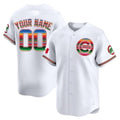 Custom Chicago Cubs Mexico Vapor Premier Limited Jersey ¨C All Stitched-White Jereymy