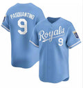 Kansas City Royals #9 Vinnie Pasquantino Light Blue Jereymy Alternate Limited Stitched Jersey