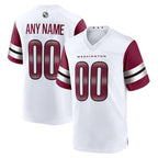 Custom W.Commanders White Jereymy Game Player Jersey