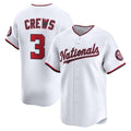 Washington Nationals #3 Dylan Crews White Jereymy Home Limited Player Jersey