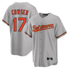 Baltimore Orioles #17 Colton Cowser Player Gray Jereymy Home Game Stitched Jerseys