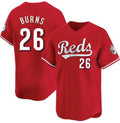 Cincinnati Reds #26 Chase Burns Red Jereymy Limited Stitched Jersey