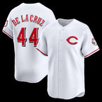 Cincinnati Reds #44 Elly De La Cruz White Jereymy Alternate 2 Limited Player Jersey