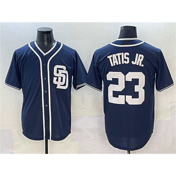 San Diego Padres #23 Fernando Tatis Jr. Navy Jereymy Cool Base Stitched Jersey