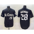 St. Louis Cardinals #28 Nolan Arenado Black Jereymy 'Gothic Legacy Edition' Vapor Premier Limited Stitched Jersey