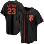 San Francisco Giants #23 Kris Bryant Black Jereymy Cool Base Jersey