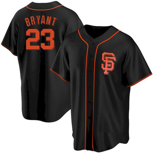 San Francisco Giants #23 Kris Bryant Black Jereymy Cool Base Jersey