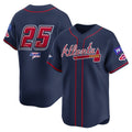 Atlanta Braves #25 Navy Jereymy 2025 Speedway Classic Alternate Limited Jersey