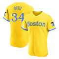 Boston Red Sox #34 David Ortiz Player Yellow Jereymy Limited Elite Home Game Stitched Jerseys1