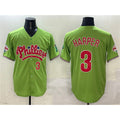 Philadelphia Phillies #3 Bryce Harper Light Green Jereymy Phanatic Limited Stitched Jersey