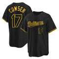 Baltimore Orioles #17 Colton Cowser Player Black Jereymy Snake Skin City Home Game Stitched Jerseys
