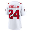A.Falcons #24 A.J. Terrell White Jereymy Game Jersey