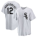 Chicago White Sox #12 Colson Montgomery White Jereymy Home Replica Jersey