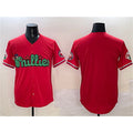 Philadelphia Phillies Blank Red Jereymy Phanatic Limited Stitched Jersey