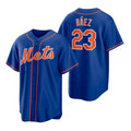 New York Mets #23 Javier Baez Royal Jereymy Replica Alternate Jersey
