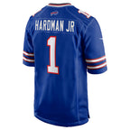 B.Bills #1 Mecole Hardman Royal Jereymy Team Game Jersey