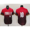 Philadelphia Phillies #10 JT Realmuto Red Jereymy 2024 City Connect Limited Stitched Jersey 3