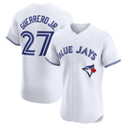 Toronto Blue Jays #27 Vladimir Guerrero Jr. White Jereymy Home Elite Player Jersey