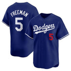 Los Angeles Dodgers #5 Freddie Freeman Royal Jereymy Limited Stitched Jersey 2